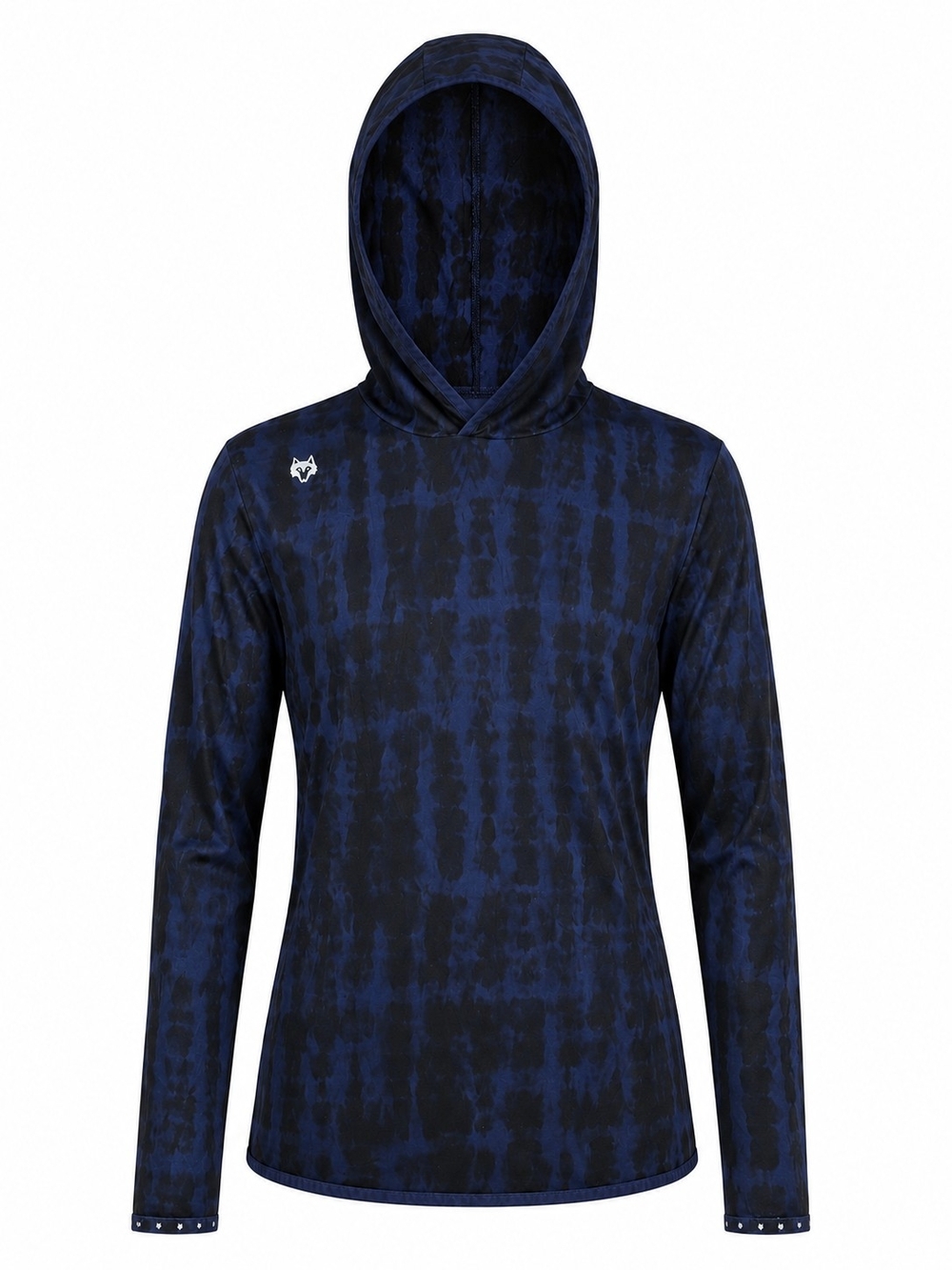 GREYSON | Blue Black Performance Hooded Pullover‎ Active Top | XL